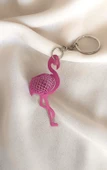 Anahtarlık Flamingo Kuş Araba Çanta Cüzdan Süsü Aksesuar thumbnail 2