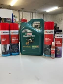 Castrol Maganatec 10w40 4 Litre ( 2024 Üretim ) + Würth Bakım ve Temizlik Seti - 1