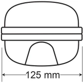 Arsel Rubelite AE-0213 Acil Aydınlatma Armatürü Sürekli ve Kesintisinde 180 Dak. Yanan 11 Watt - 4