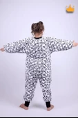 Babyhola 5-9 Yaş 2.5 Tog Kara Kartal Pençesi Çarşı Taraftar Elyaf Dolgulu Unisex Çocuk Uyku Tulumu 6020 - 5