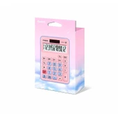 Casio MX-12B-PKLB 12 Haneli Masaüstü Hesap Makinesi. Pembe-Mavi - 4