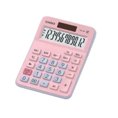 Casio MX-12B-PKLB 12 Haneli Masaüstü Hesap Makinesi. Pembe-Mavi - 2