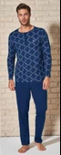 Pijadore Erkek Pamuklu Uzun Kollu Pamuklu Pijama Takımı 1766 - 6