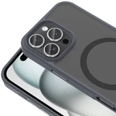 Apple iPhone 16 Pro Max Kılıf Magsafe Şarj Özellikli Mat Arka Yüzey Zore Sio Kapak thumbnail 10