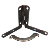 Makaslı Menteşe - 16x36x76mm, Oksit, 1 Adet - 1