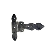 Antika Tarz Dekoratif Pirinç Kuyruklu Düğmeli Menteşe No1 - 117x142 mm, Oksit - 1