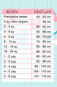 Kalp Baskılı Fisto Yaka Kutulu 10 Parça Hastane Çıkışı Zıbın Seti %100 Pamuk - 2