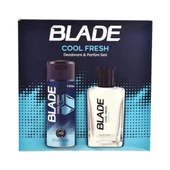 Blade Cool Fresh Erkek Parfüm EDT 70 ML + Sprey Deodorant 150 ML thumbnail 1