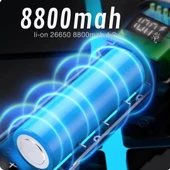 100 watt metal tasarım 1000 lümen 1000 metre zomlu el feneri or-2208-tg - 2