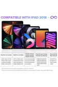 iPad 10,9 Air 4 / 5 / 6 Nesil Uyumlu Avuç İçi Reddetmeli Bluetoothlu Dokunmatik Çizim Yazım Kalemi - 6