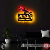 Işıklı Tablo Marketi Müzik Tablosu - 2