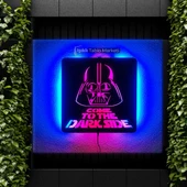 Işıklı Tablo Marketi Darth Vader - 1