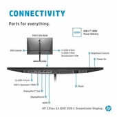 HP 25" IPS Z25XS G3 1A9C9AA 5MS 60HX HDMI-DP USBC PIVOT KURUMSAL MONİTÖR 2560X1440 - 8