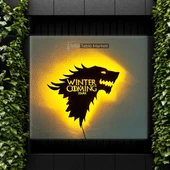 Işıklı Tablo Marketi Game of Thrones Tablosu - 1