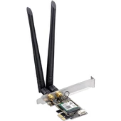 CUDY WE3000 AX5400 Wi-Fi 6E Bluetooth 5.3 PCI-E Kablosuz Ağ Adaptörü - 1