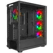 POWERBOOST VK-W001B 4-ARGB FANLI GAMING MID-TOWER PC KASASI  360MM SIVI SOĞUTMA DESTEĞİ - 3