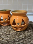 Cadılar Bayramı (Halloween) Özel Kabak Seramik Buhurdanlık/Mumluk (1 ADET). thumbnail 2