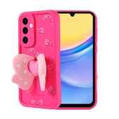 Galaxy A15 Kılıf Kamera Korumalı Figür Tasarımlı Zore Kapya Kapak - 5