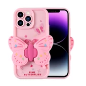 Apple iPhone 14 Pro Max Kılıf Kamera Korumalı Figür Tasarımlı Zore Kapya Kapak - 2