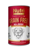 Nutri Canin 400Gr %92 Sığır Etli Tatlı Patatesli Hipo Alerjenik Tahılsız 1Adet Yaş Köpek Maması - 4