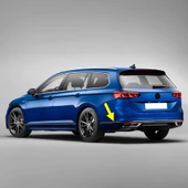 VW Passat B8.5 Variant SW 2020-2023 Arka Tampon Sol Köşe Kromaj Çıta - 1