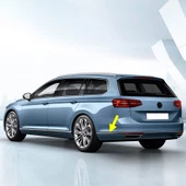 VW Passat B8 Variant SW 2015-2019 Arka Tampon Sol Köşe Kromaj Çıta - 1