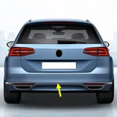 VW Passat B8 Variant SW 2015-2019 Arka Tampon Ortadaki Kromaj Çıta - 1