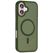 Apple iPhone 16 Plus Kılıf Magsafe Şarj Özellikli Mat Arka Yüzey Redclick Sio Kapak thumbnail 6