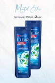Clear Men Kepeğe Karşı Etkili Şampuan Ferahlatıcı Mentol Etkisi 350 ML x 2 Adet - 1