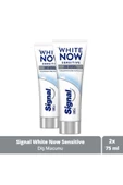 Signal White Now Sensitive Hassas Dişler Için Beyazlatıcı Diş Macunu 75ml X2 thumbnail 1