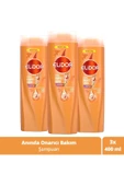 Elidor Superblend Saç Bakım Şampuanı Anında Onarıcı Bakım C Vitamini Keratin Seramid 400 ml x3 Adet - 1