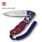 Victorinox 0.9415.D221 Evoke Alox Çakı, Mavi-Kırmızı thumbnail 1