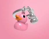 Metalmorphose Pembe  Ördek Anahtarlık - 2