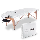 Voit 55003 Katlanabilir Masaj Masası Çantalı, Kılıflı, Beyaz - 1