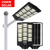 HL1500 DLS 1500 Solar Güneş Enerjili Profesyonel Led Bahçe Aydınlatması Hareket Sensörlü 888 Ledli - 1