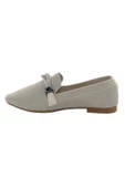 Mergenshoes T055 Ten Triko Taşlı Kadın Günlük Babet Ayakkabı - 4
