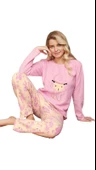 Pijamood Kadın Kışlık Polar Uzun Kol Pijama Takımı - 1