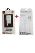 Şarj Adaptörü 2.1a Şarj Adaptörü Ve Sunix Sc-29 Usb-c To Type-c Şarj Ve Data Kablosu - 1