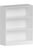 AEKA AE-8001 VİTO 3 Raflı Küçük Kitaplık, Beyaz Suntalam, Ofis Mobilyaları, Oturma Odası, Yatak Odası - 2