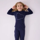 Arnetta AR3050G Kız Çocuk Garson Boy Kışlık Pijama Takım - 8