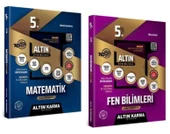 Altın Karma Yayınları 5. Sınıf Matematik + Fen Bilimleri Altın Etkinlikli Kazanım Soru Bankası - 1