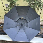 Marlux Çift Katmanlı 140 Cm Fiber Vale Şemsiye Siyah - 5