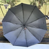 Marlux Mpr2006 Tam Otomatik Ahşap Sap Şemsiye Siyah thumbnail 4