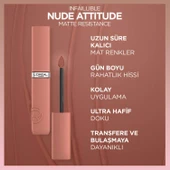 L'Oréal Paris Infaillible Matte Resistance Likit Mat Ruj - 625 Summer Flying - 5