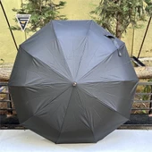 Marlux Mpr2006 Tam Otomatik Ahşap Sap Şemsiye Siyah thumbnail 5