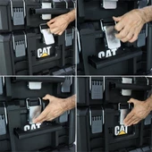 Cat Da41004 Hyper Stack 60 Litre Ağır Hizmet Tipi Tekerlekli Kilitli Takım Çantası - 9
