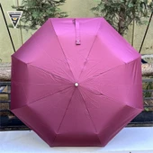 Marlux Özel Tasarım Tam Otomatik Kadın Şemsiye Bordo - 3