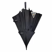 Marlux Çift Katmanlı 140 Cm Fiber Vale Şemsiye Siyah - 1