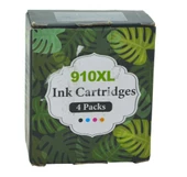 HP 910 OfficeJet Pro 8010 8020 8021 8022 8028 8035 için 4 ADET 910XL Mürekkep Kartuşu - 1