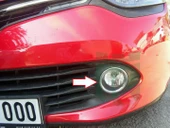 Clio 4 Sis Far Çerçevesi Krom 2 Parça HB 2012 - 2017 Arası Modeller İçin - 2